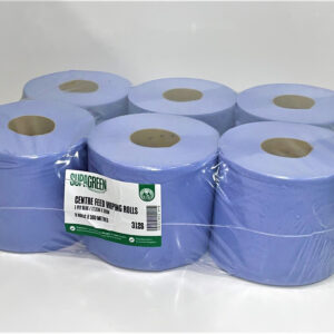 CENTREFEED BLUE ROLL - Case of 6